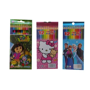 مداد رنگی 12 رنگ طرح انیمیشن کد 850 مجموعه 3 عددی