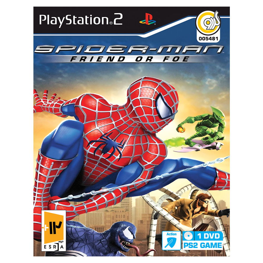بازی Spider-Man Friend Or Foe مخصوص PS2 نشر گردو