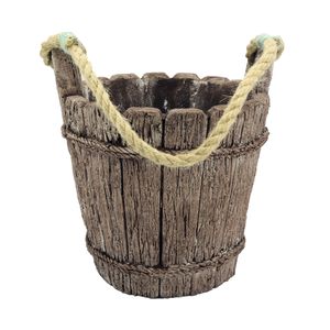 نقد و بررسی گلدان طرح سطل چوبی کد ST2 توسط خریداران