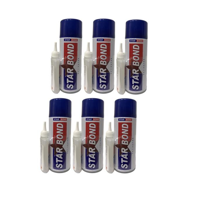 چسب 123 استار باند مدل ACTIVATOR حجم 400 میلی لیتر بسته 6 عددی