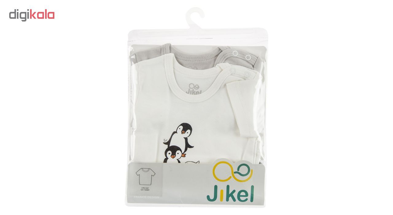 تی شرت نوزادی جیکل مدل JK902008-92 مجموعه 2 عددی -  - 8