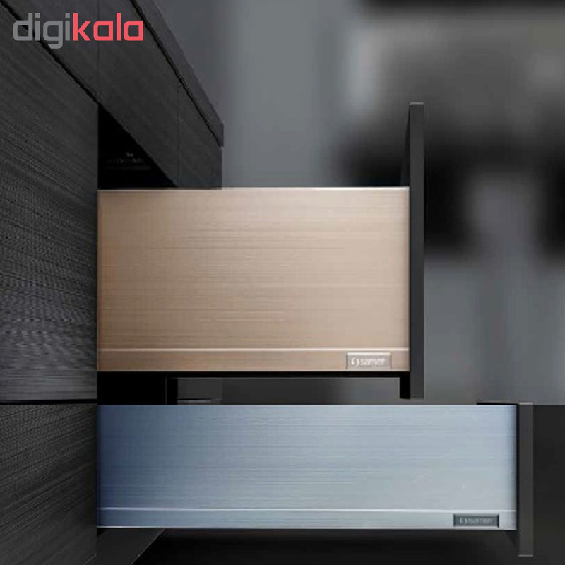 ریل کشو فشاری صامت مدل SmartFlow F50H58 سایز 50 سانتیمتری بسته 2 عددی