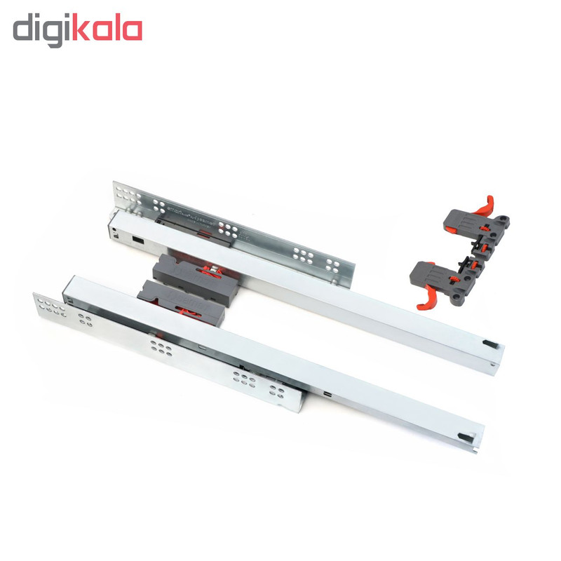ریل کشو فشاری صامت مدل Smart Slide FF45 سایز 45 سانتیمتری بسته 2 عددی ریل کشو فشاری صامت مدل Smart Slide FF45 سایز 45 سانتیمتری بسته 2 عددی