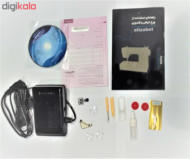 چرخ خیاطی کاچیران مدل elizabet902