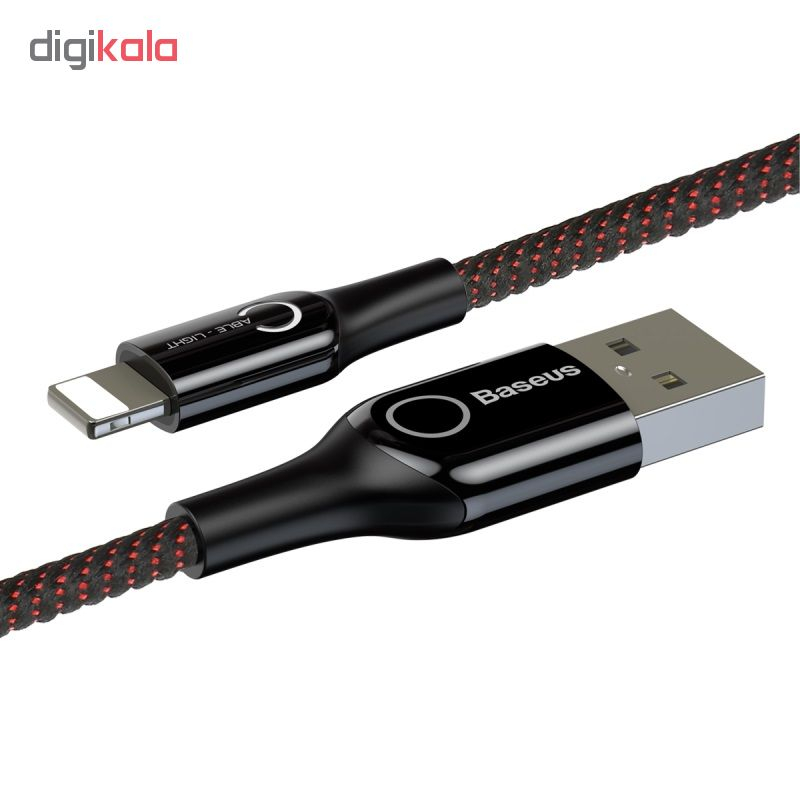 کابل تبدیل USB به Lightning باسئوس مدل C-Shaped به طول 1 متر