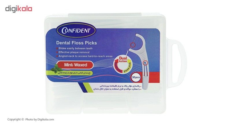 خلال دندان کانفیدنت مدل Mint بسته 30 عددی