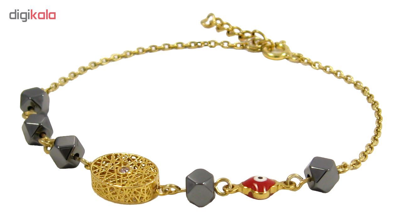 دستبند طلا 18 عیار زنانه مانچو کد bfgs004 -  - 2