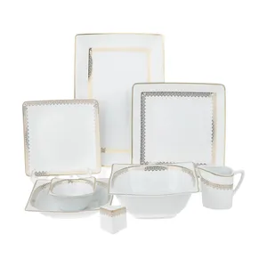 سرویس غذاخوری 30 پارچه چینی پردیس کاشان سری ونوس مدل آناشید کد 267