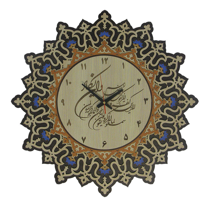ساعت معرق کاری طرح وان یکاد کد 9821
