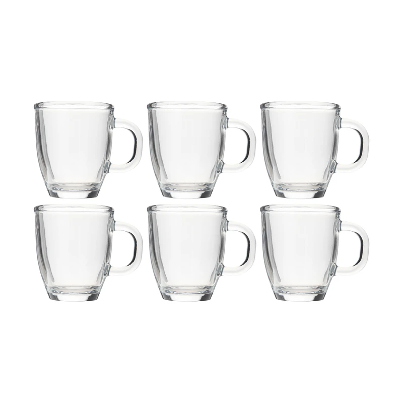 نیم لیوان شیشه و بلور اصفهان مدل شمیم کد 420 بسته 6 عددی