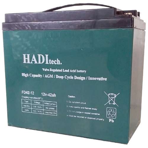 باتری ویلچر برقی هادیتک مدل FD12V42