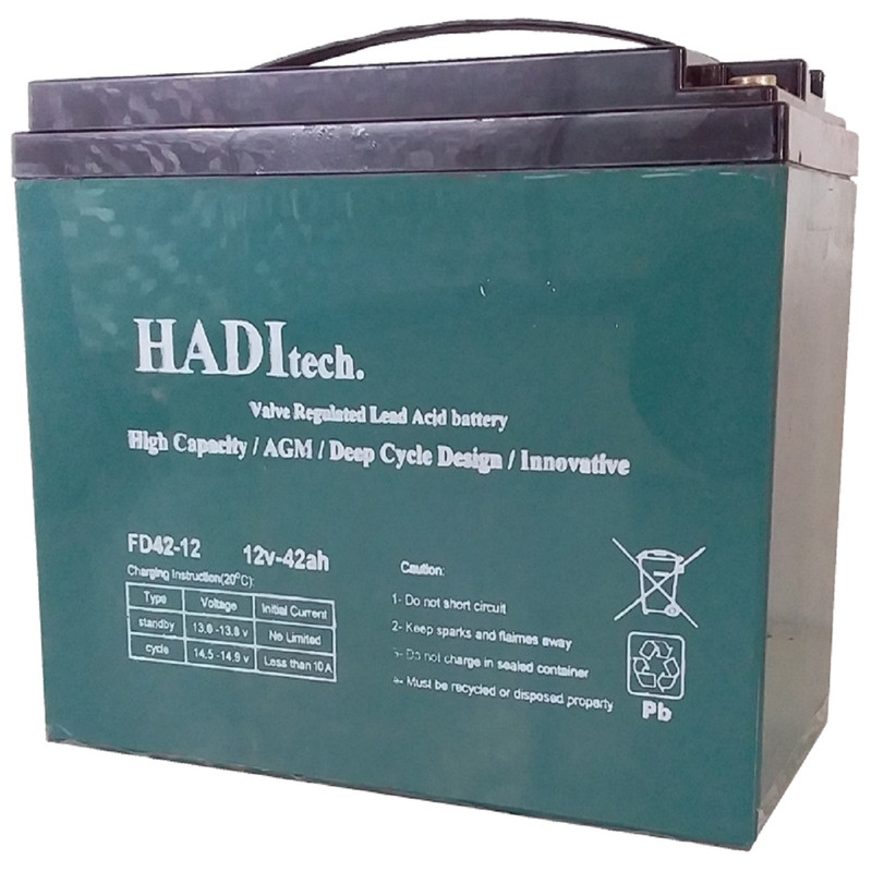 باتری ویلچر برقی هادیتک مدل FD12V42 باتری ویلچر برقی هادیتک مدل FD12V42