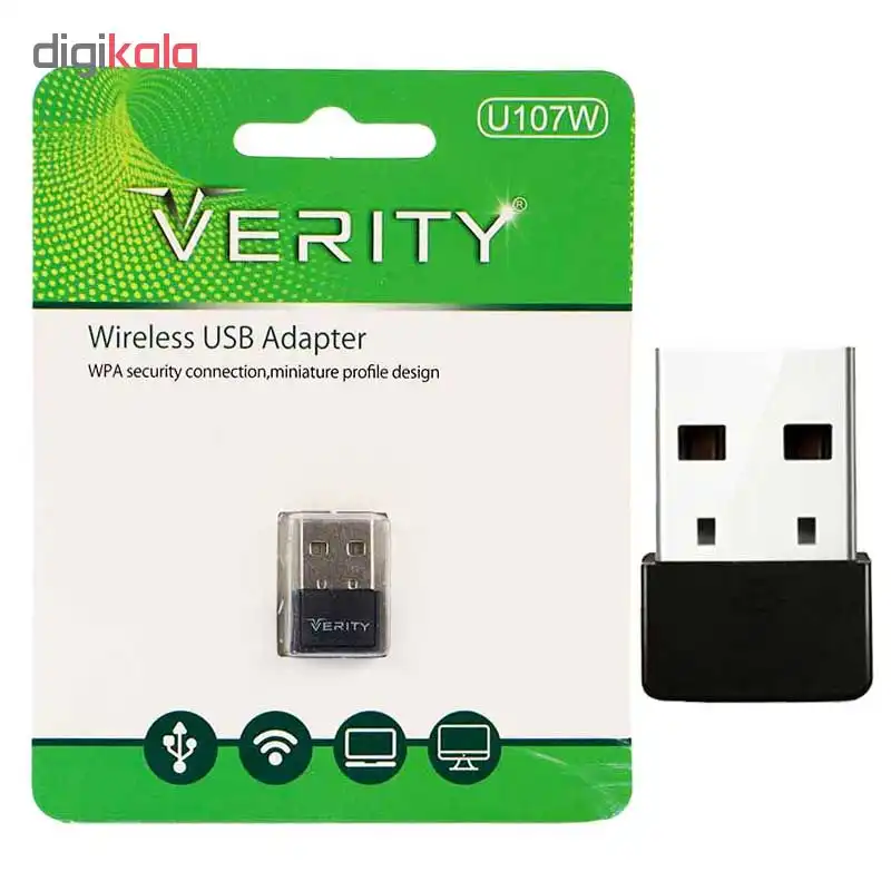 کارت شبکه USB وریتی مدل U107W