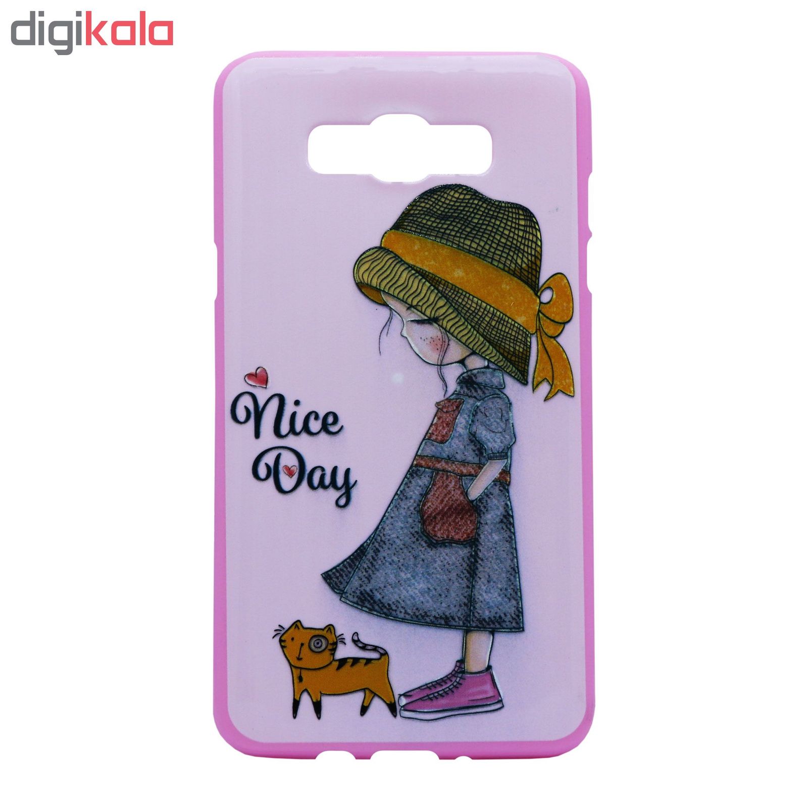 کاور طرح Yellow cat مدل NKK-01 مناسب برای گوشی موبایل سامسونگ Galaxy J7 2016 main 1 1