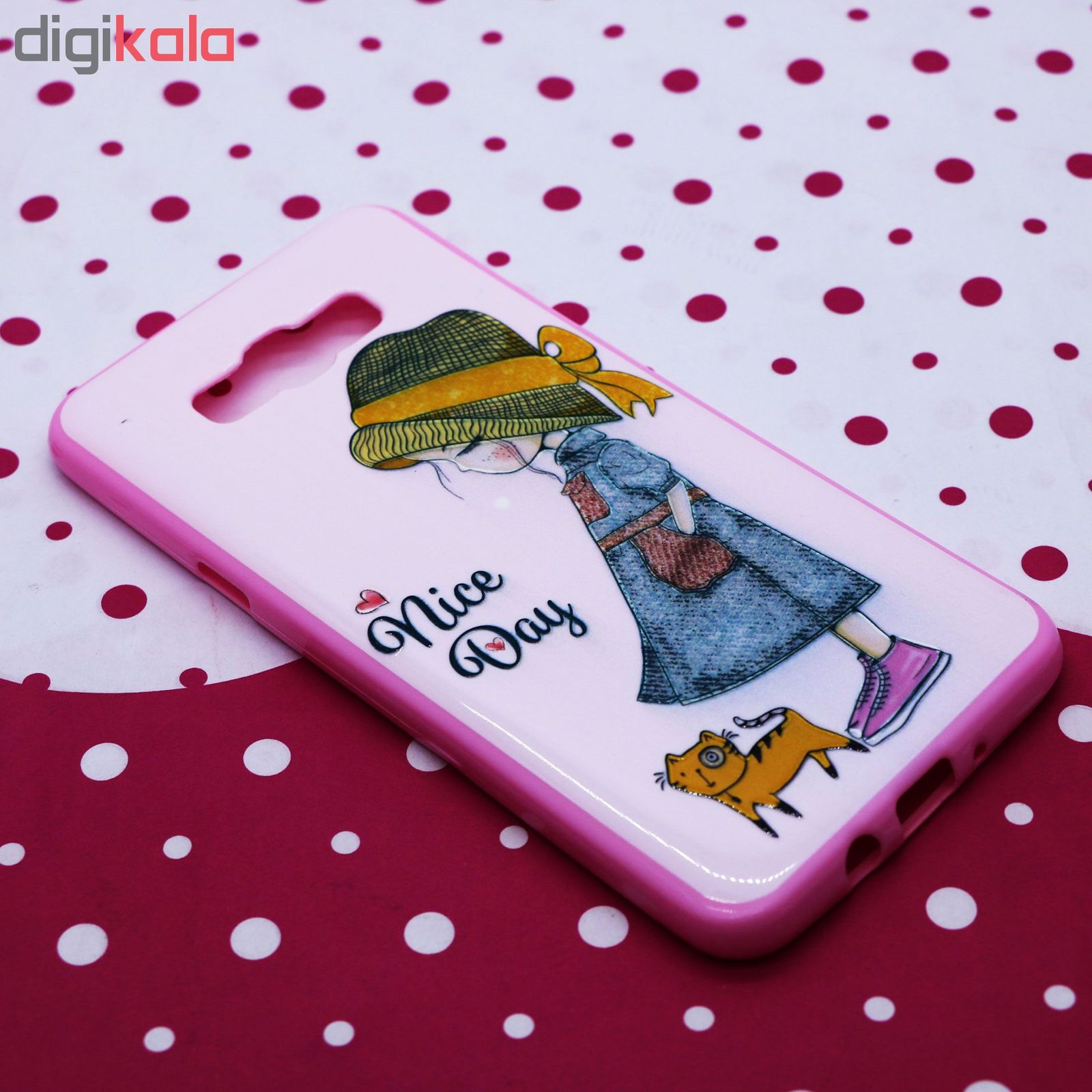 کاور طرح Yellow cat مدل NKK-01 مناسب برای گوشی موبایل سامسونگ Galaxy J7 2016 main 1 2