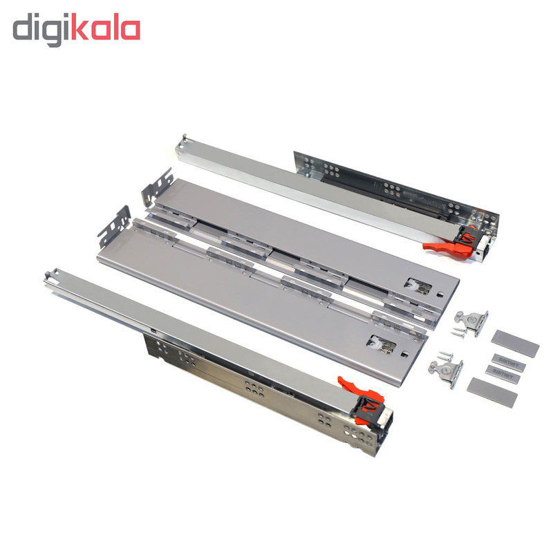 ریل کشو آرام بند صامت مدل Alphabox GR45 سایز 45 سانتیمتری بسته 2 عددی