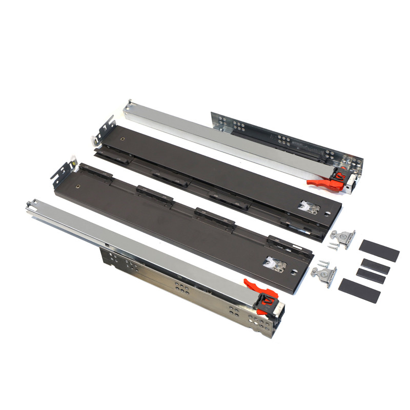 ریل کشو آرام بند صامت مدل Alphabox AT45 سایز 45 سانتیمتری بسته 2 عددی