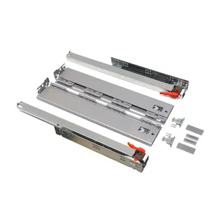 ریل کشو آرام بند صامت مدل  Alphabox GR40 سایز 40 سانتیمتری بسته 2 عددی