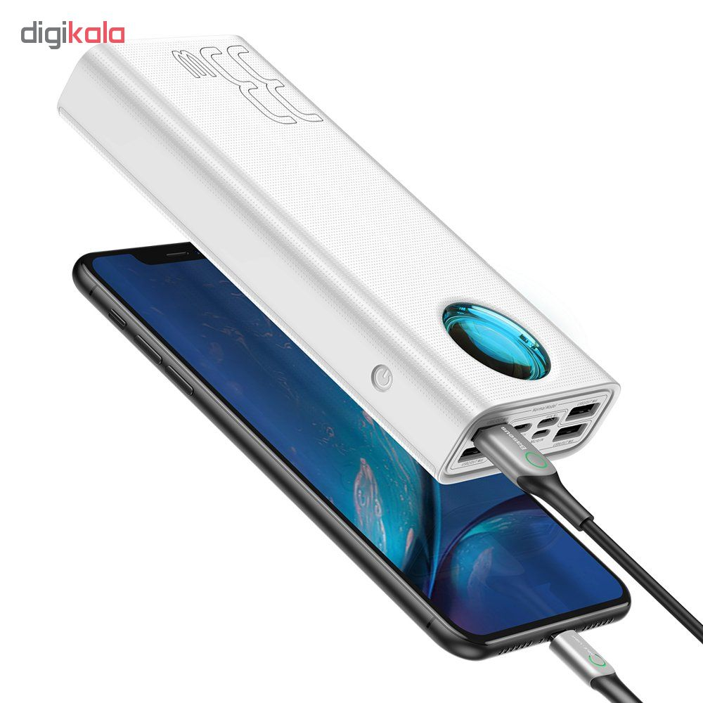 شارژر همراه باسئوس مدل Amblight ظرفیت 30000 میلی آمپر ساعت
