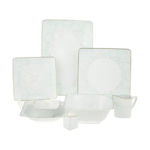 سرویس غذاخوری 30 پارچه چینی پردیس کاشان سری ونوس مدل راشل کد 269