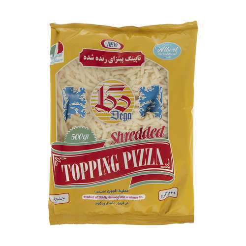 تاپینگ پیتزا منجمد دگا مقدار 500 گرم