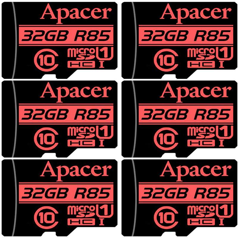 کارت حافظه microSDHC اپیسر مدل AP32G کلاس 10 استاندارد UHS-I U1 سرعت 85MBps ظرفیت 32 گیگابایت بسته 6 عددی کارت حافظه microSDHC اپیسر مدل AP32G کلاس 10 استاندارد UHS-I U1 سرعت 85MBps ظرفیت 32 گیگابایت بسته 6 عددی