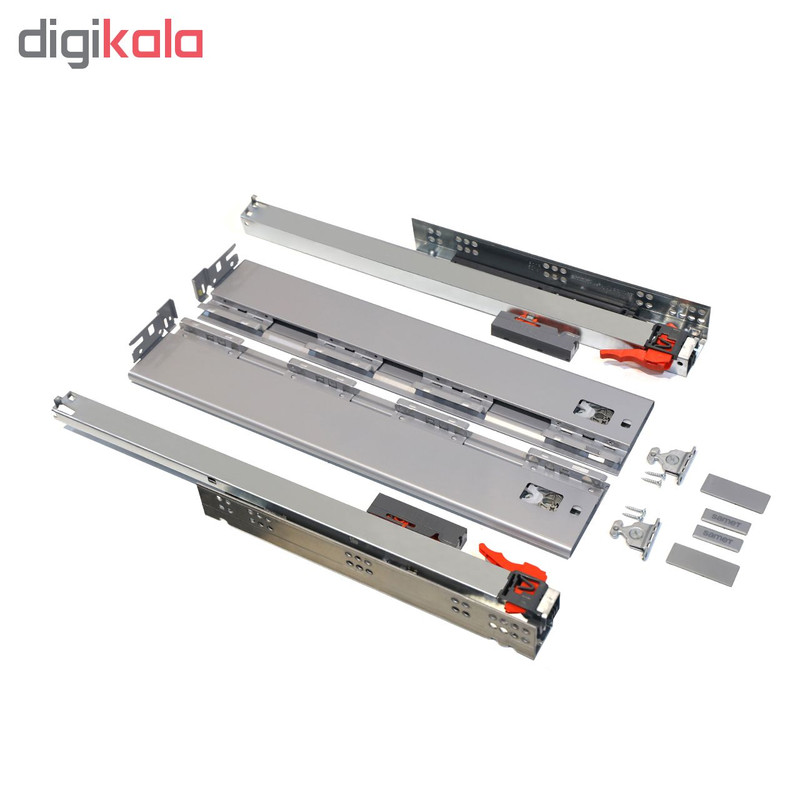 ریل کشو فشاری-آرام بند صامت مدل Alphabox AFG50 سایز 50 سانتیمتری بسته 2 عددی