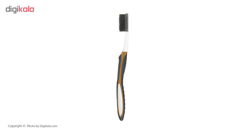 مسواک کانفیدنت مدل Golden Charcoal با برس نرم