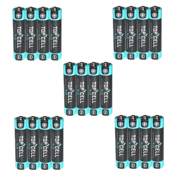 باتری نیم قلمی تاپ سل مدل Super Heavy Duty بسته 20 عددی