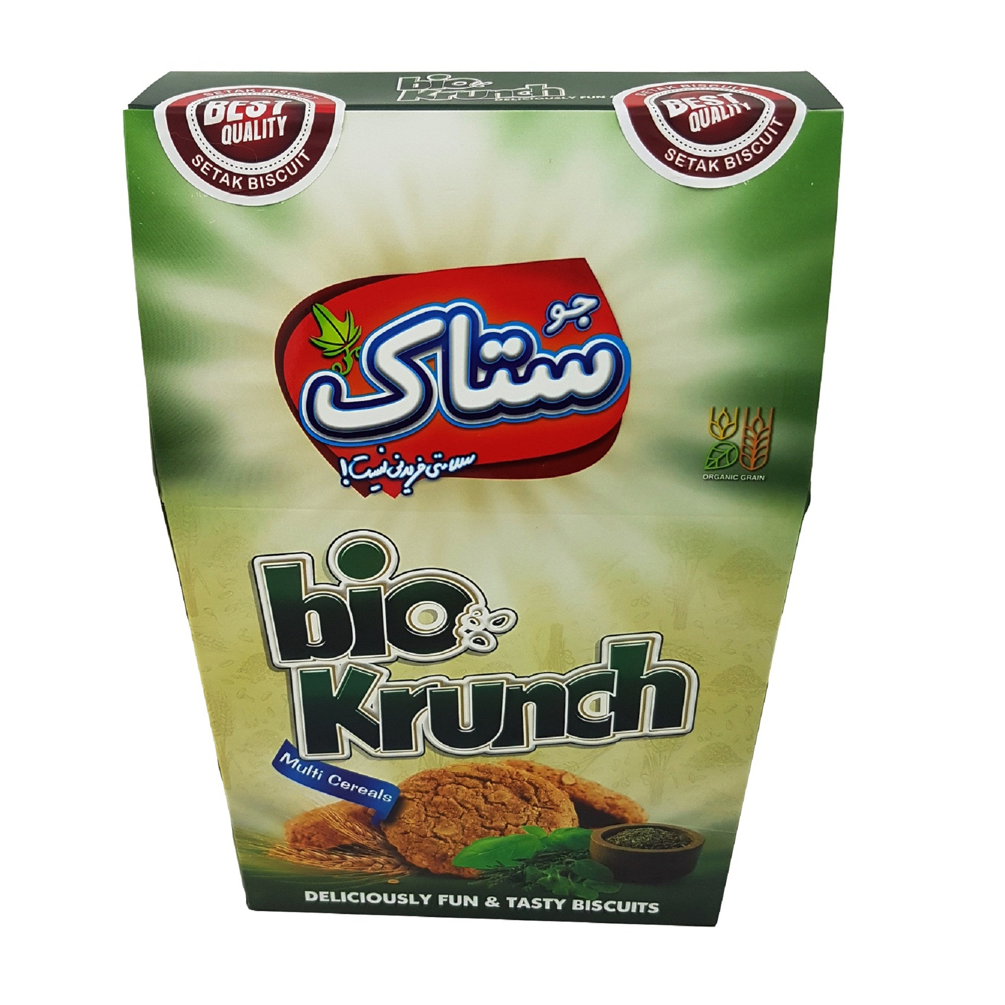 بیسکویت بایو کرانچ سبزیجات ستاک مقدار 400 گرم