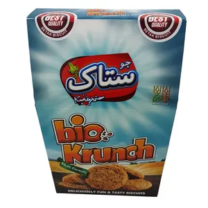 بیسکویت بایو کرانچ ساده ستاک مقدار 400 گرم