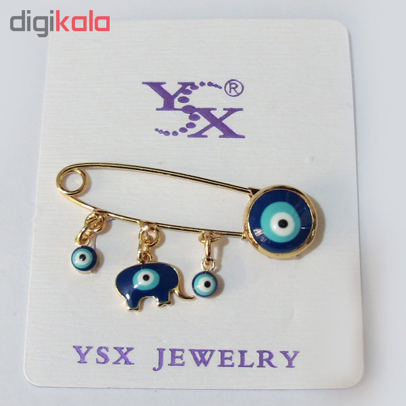 سنجاق سینه زنانه وای اس ایکس طرح چشم نظر کد 20 سنجاق سینه زنانه وای اس ایکس طرح چشم نظر کد 20