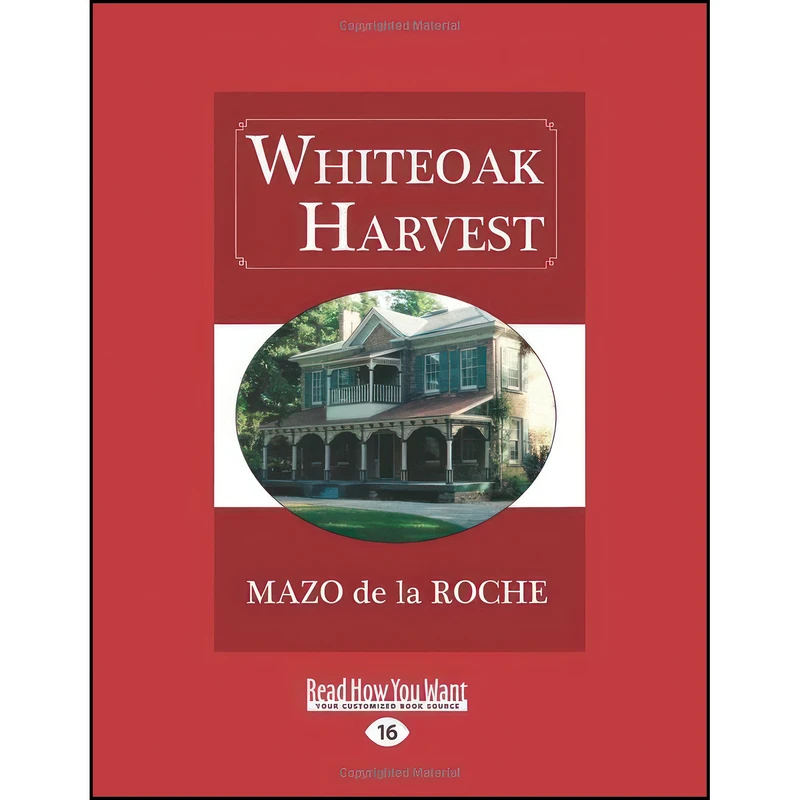 کتاب Whiteoak Harvest اثر Mazo De la Roche انتشارات تازه ها