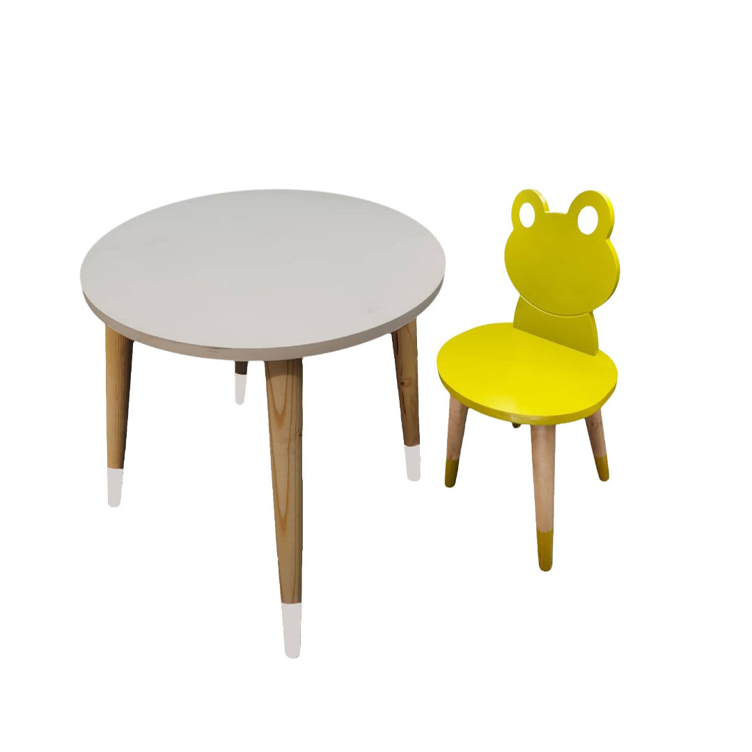 ست میز و صندلی کودک مدل Frog