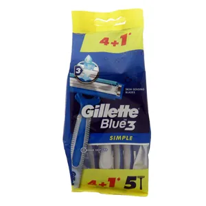 خود تراش ‏ژیلت مدل Blue 3 بسته 5 عددی