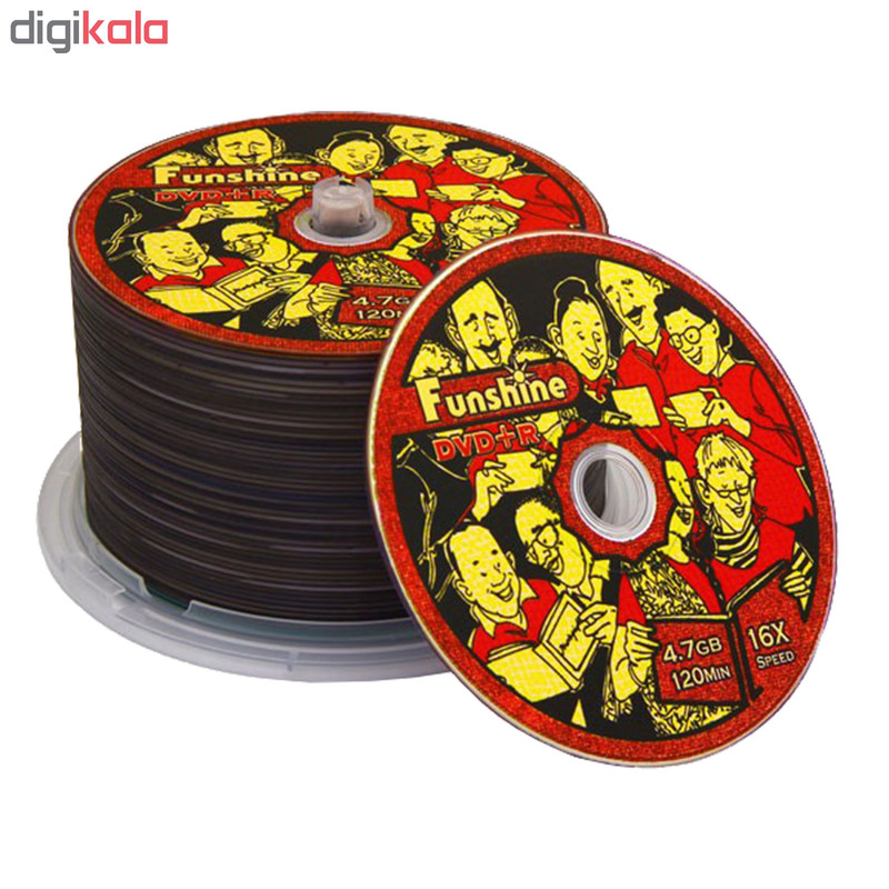 دی وی دی خام فانشاین مدل Fun50 بسته 50 عددی