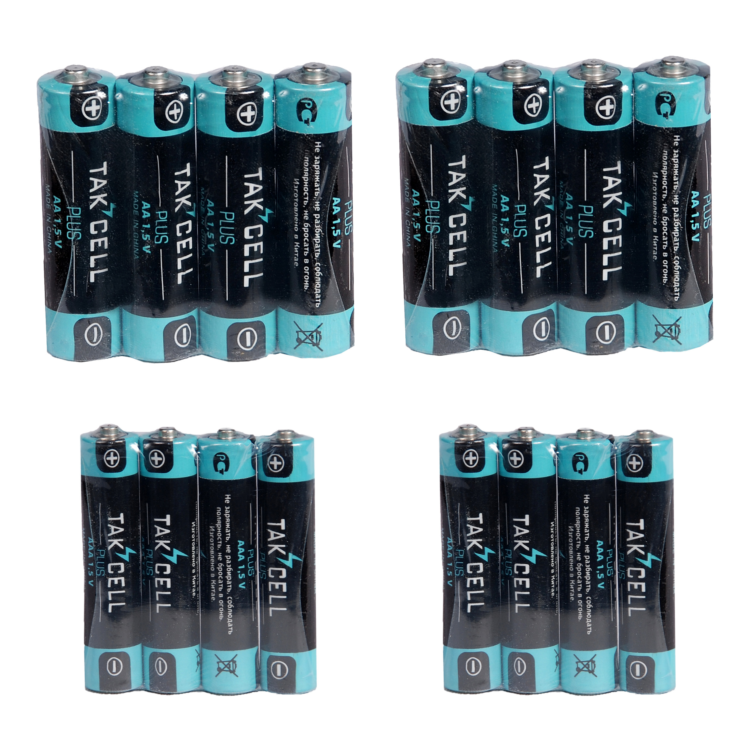 باتری قلمی و نیم قلمی تکسل مدل Super Heavy Duty بسته 16 عددی