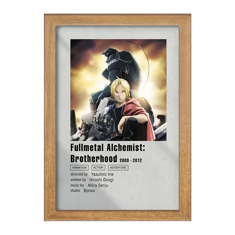 تابلو خندالو مدل انیمه کیمیاگر تمام ‌فلزی کد F11260