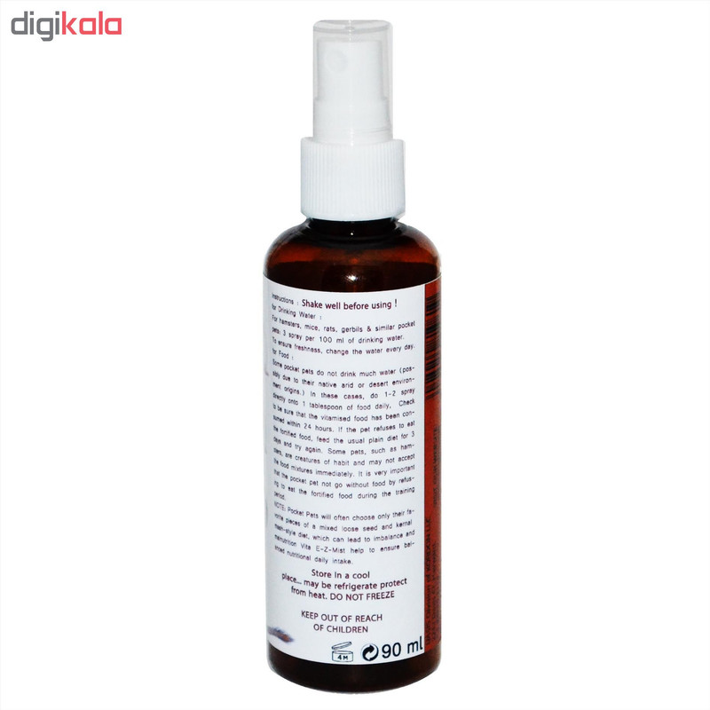 محلول مولتی ویتامین جوندگان کوچک اسیس مدل VITA حجم 90 میلی لیتر