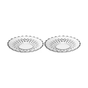پیش دستی شیشه و بلور اصفهان مدل مونتانا کد 834 بسته 6 عددی