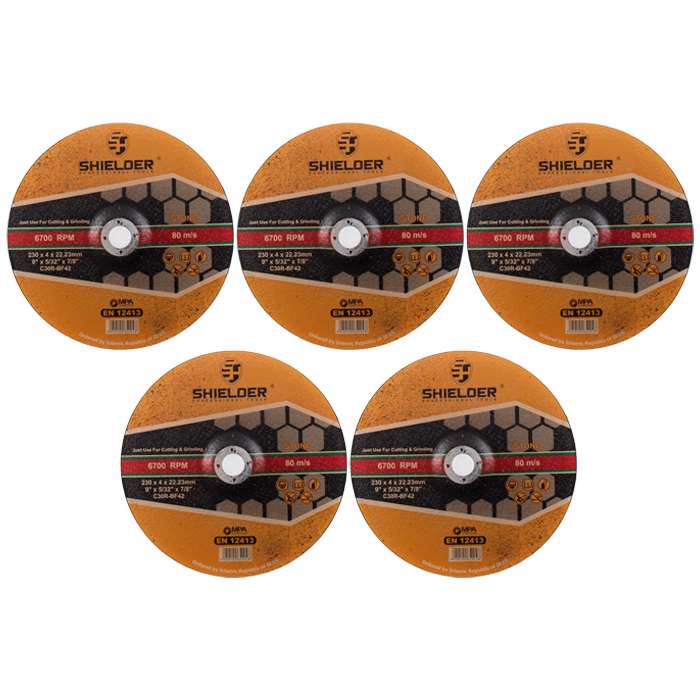 صفحه سنگ برش شیلدر مدل SH2304-5 مجموعه 5 عددی