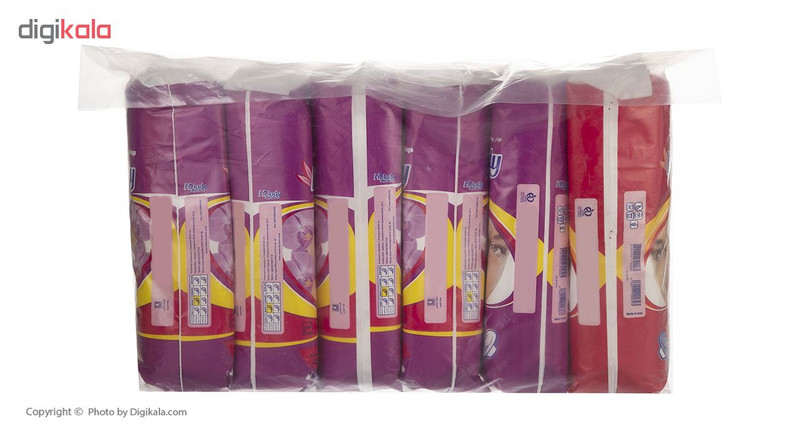نوار بهداشتی بالدار بزرگ های لیدی مدل Perforated مجموعه 6 عددی نوار بهداشتی بالدار بزرگ های لیدی مدل Perforated مجموعه 6 عددی