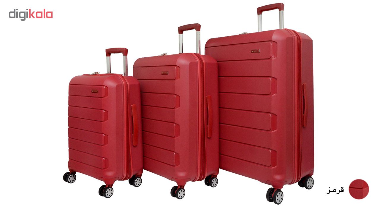 مجموعه سه عددی چمدان تراول کار مدل PP 700382 - 001