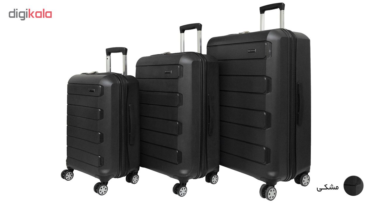 مجموعه سه عددی چمدان تراول کار مدل PP 700382 - 001