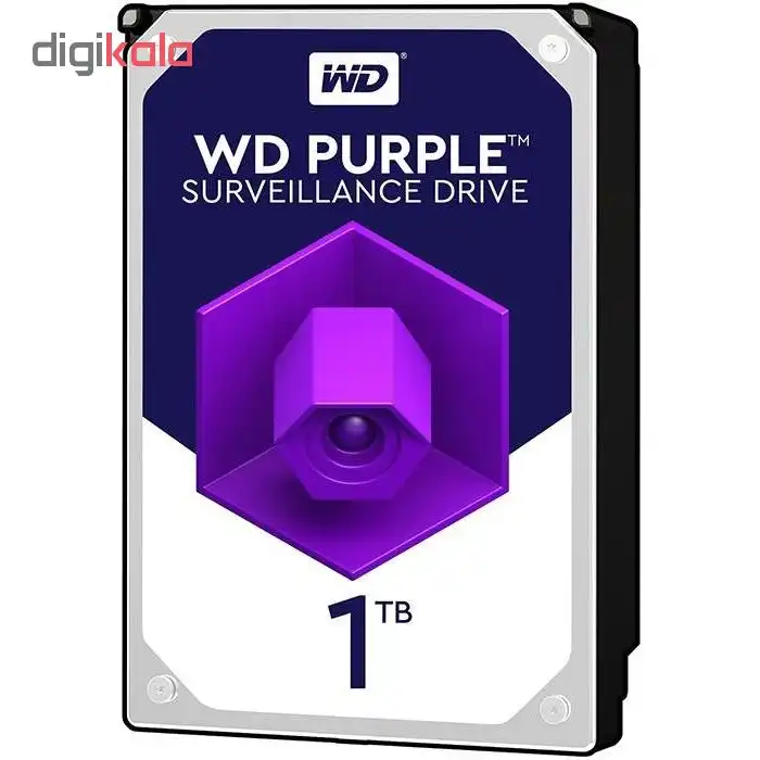 هارددیسک اینترنال وسترن دیجیتال مدل Purple WD10PURX ظرفیت 1 ترابایت