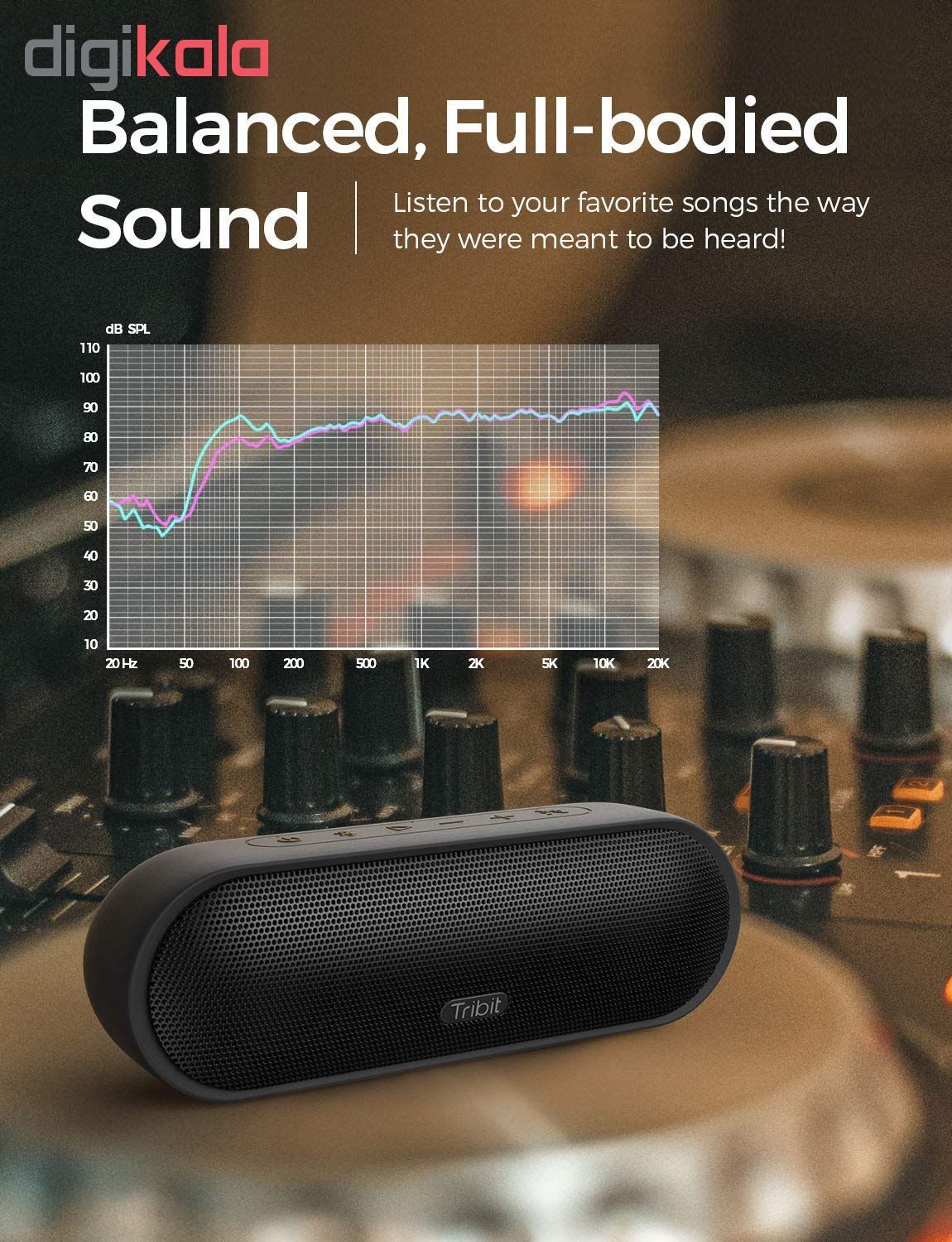اسپیکر بلوتوثی قابل حمل تریبیت مدل MaxSound Plus main 1 9