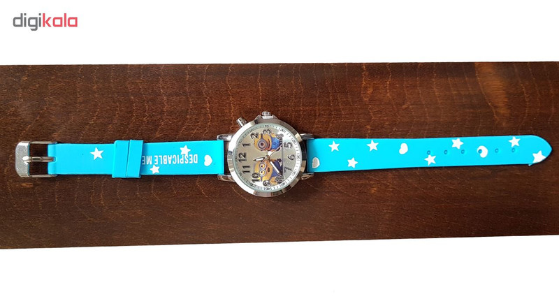ساعت مچی عقربه ای پسرانه طرح مینیون کد E-smi1