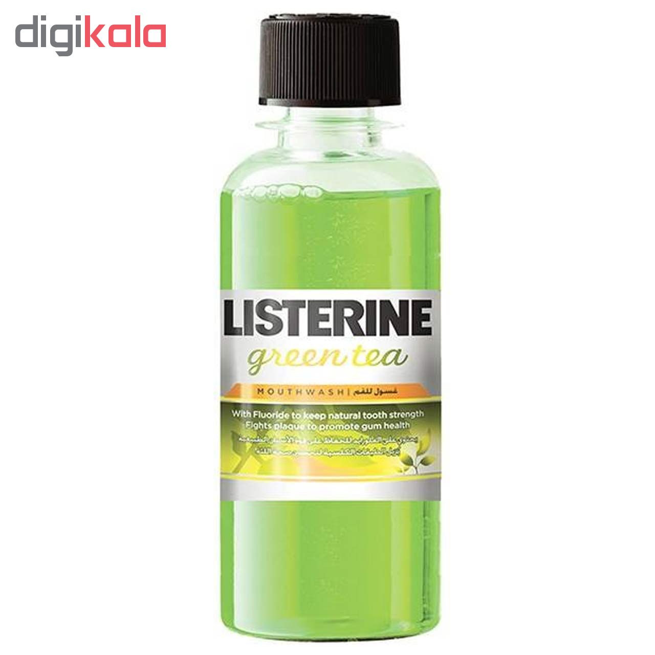 دهان شویه لیسترین مدل Green Tea حجم 95 میلی لیتر دهان شویه لیسترین مدل Green Tea حجم 95 میلی لیتر