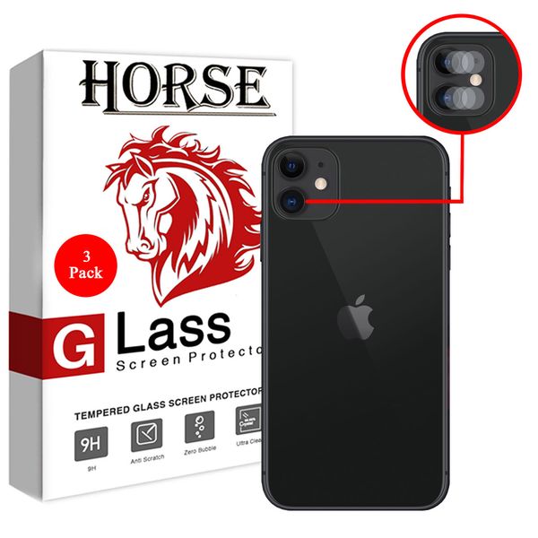 محافظ لنز دوربین هورس مدل UTF مناسب برای گوشی موبایل اپل iPhone 11 بسته سه عددی محافظ لنز دوربین هورس مدل UTF مناسب برای گوشی موبایل اپل iPhone 11 بسته سه عددی