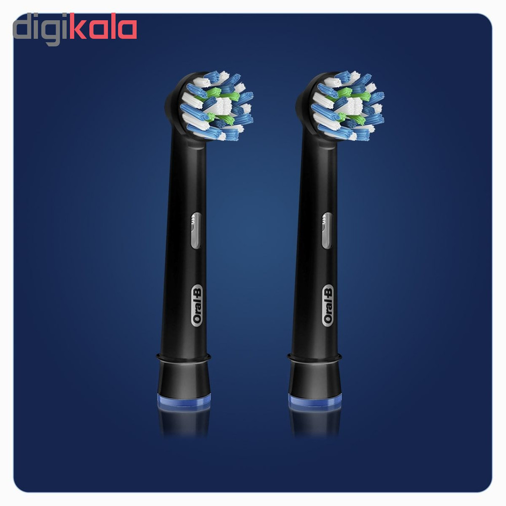 سری یدک مسواک برقی اورال-بی مدل Cross action بسته 2 عددی